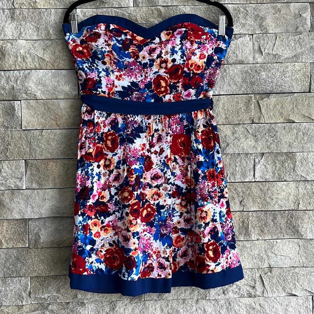 Monteau strapless summer dress